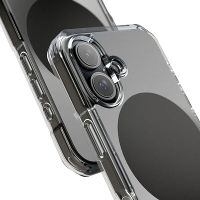 Grey Impact MagSafe Phone Case for iPhone - Matte Onyx Sphere
