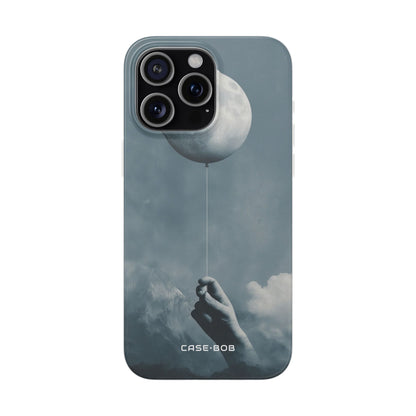 Moon Balloon iPhone 15 Pro Max Case - Soft