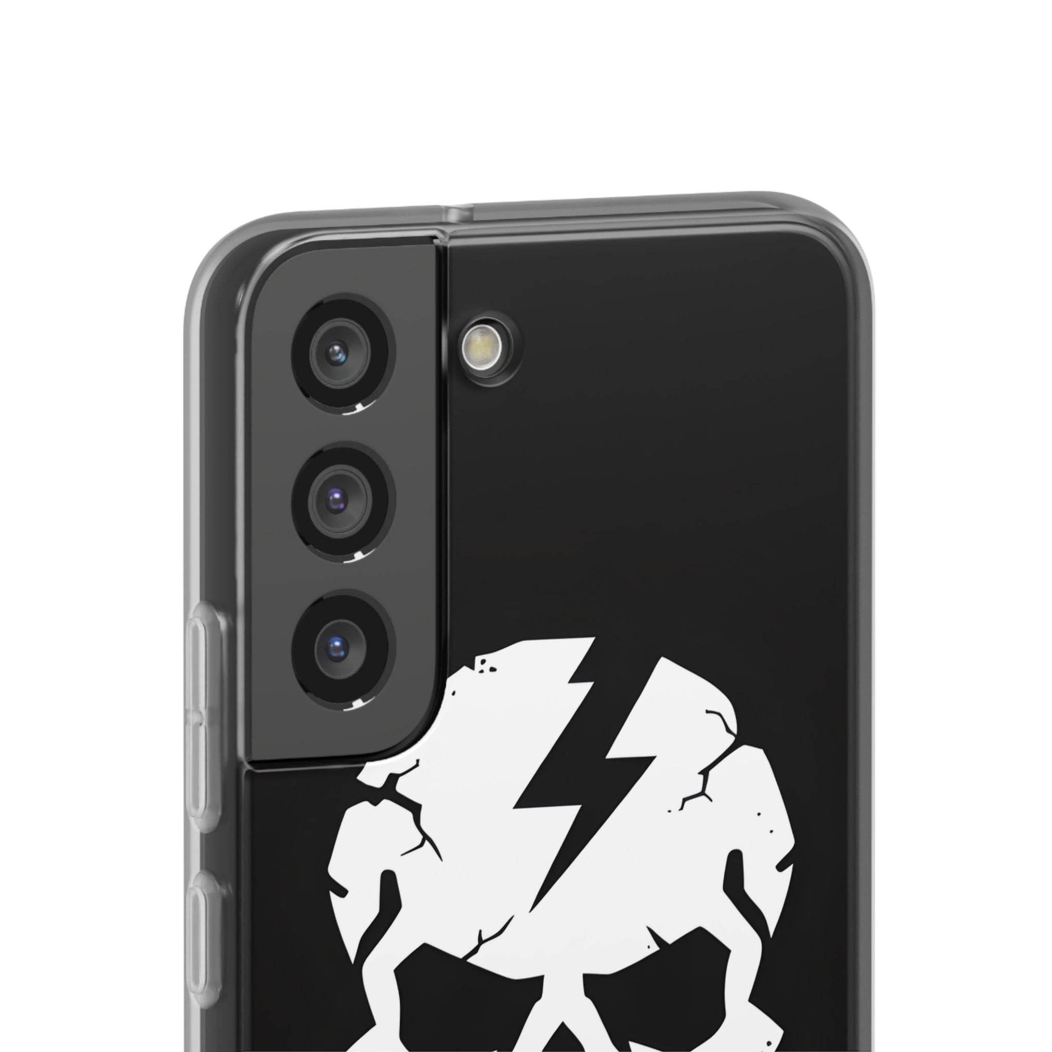 Shattered Bolt Skull · Soft Handyhülle für Samsung