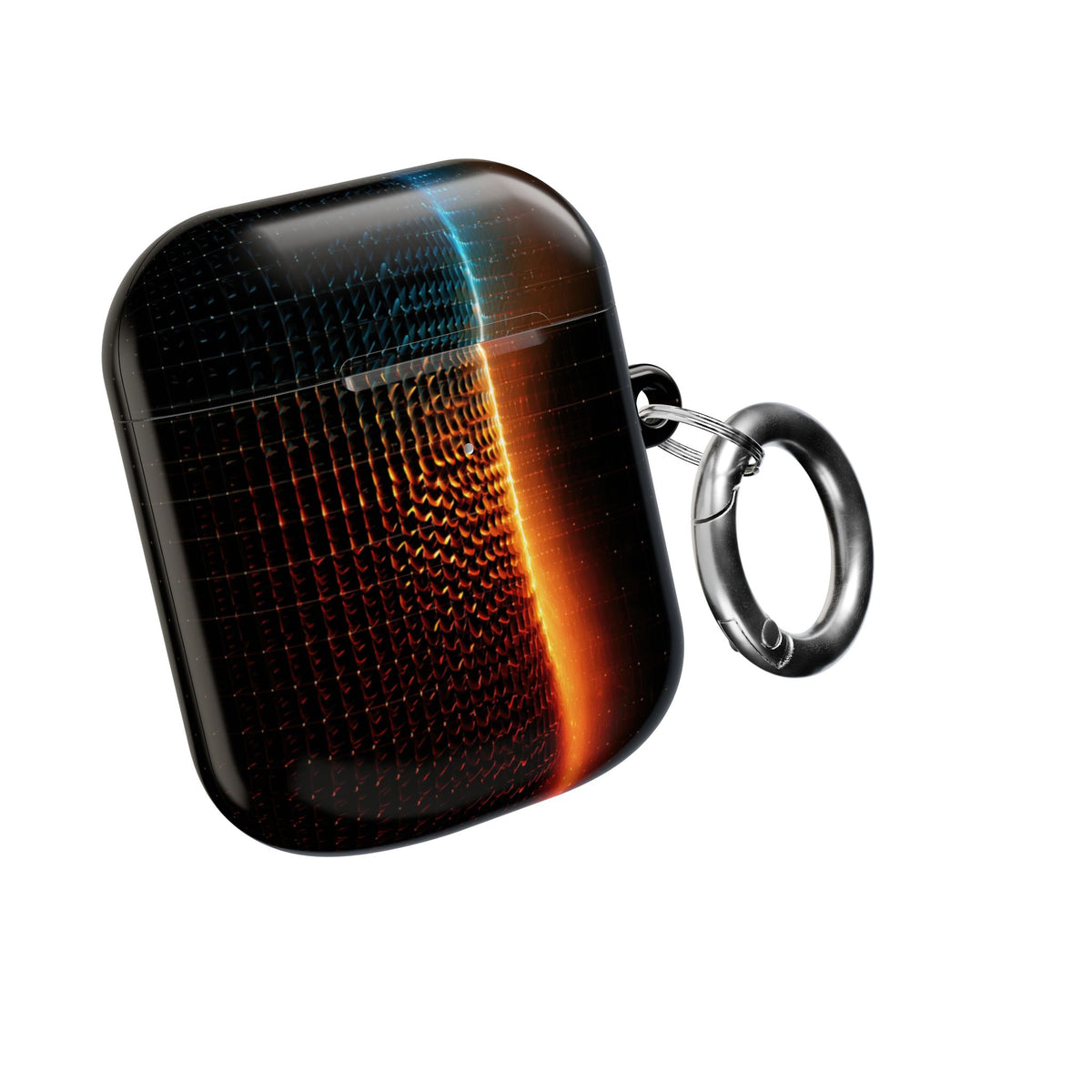 Luminous Refraction Grid · Hard Case for AirPods & AirPods Pro · Black