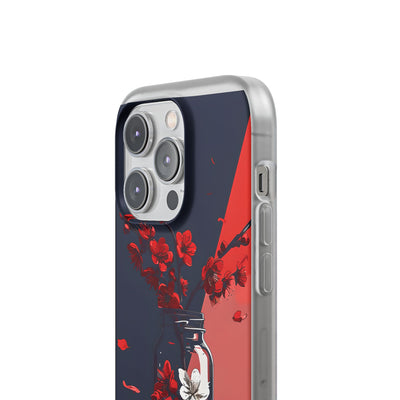 Crimson Blossom Jar · Soft Coque de téléphone pour iPhone