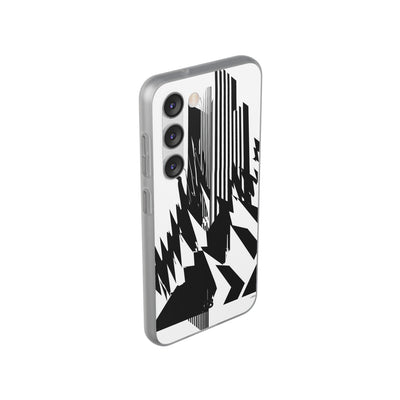 White Lite Phone Case for Samsung - Shattered Vector Spire