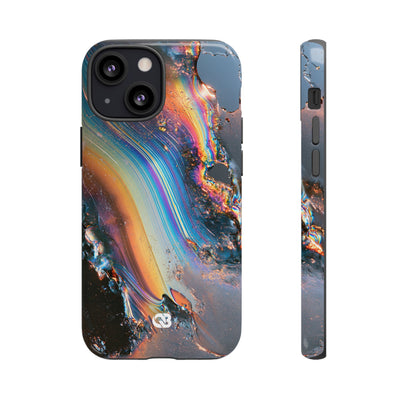 Prismatic Aura Flow · Tough Phone Case for iPhone · Blue