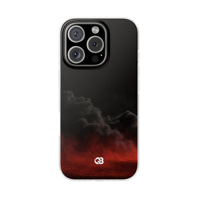 Crimson Fog Void · Lite Phone Case for iPhone ·  Black