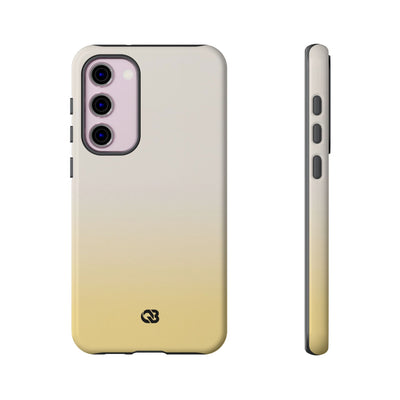Yellow Tough Phone Case for Samsung - Bleached Citron Haze