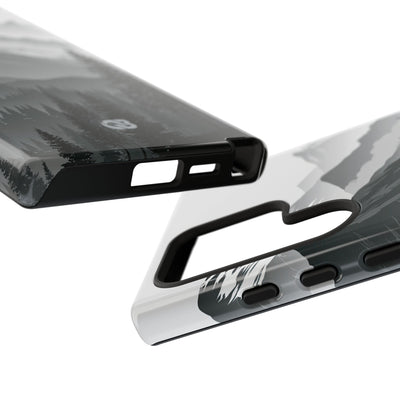 Grey Tough Phone Case for Samsung - Granite Ridge Mist