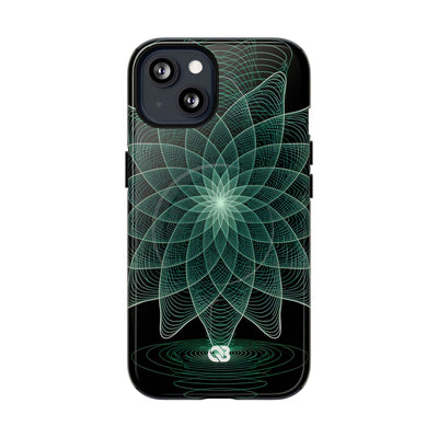 Verdant Harmonic Bloom · Tough 2.0 Magnetic Phone Case for iPhone · Black