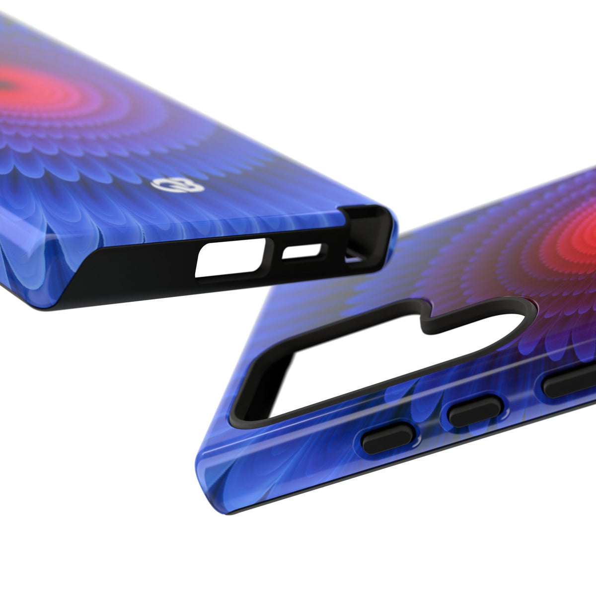 Radial Spectrum Bloom · Tough Phone Case for Samsung · Blue