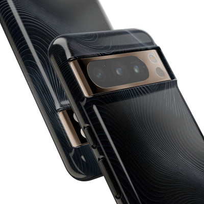 Black Tough Phone Case for Google Pixel - Obsidian Ridge Flux