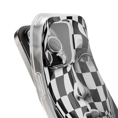 Checkered Face iPhone 16 Pro Case - Soft