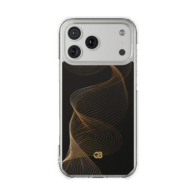Gold Impact MagSafe Phone Case for iPhone - Burnished Bronze Helix