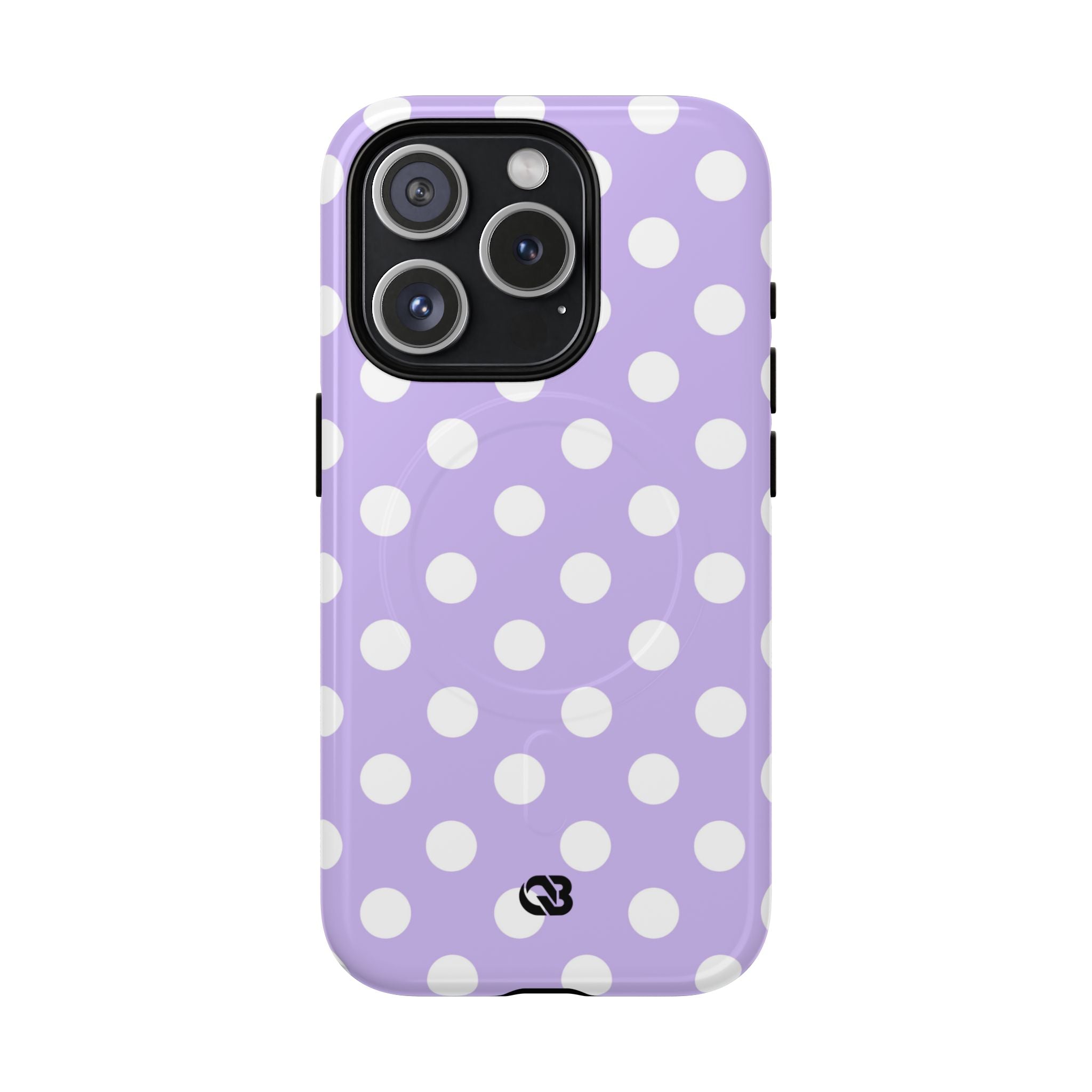 Lavender Polka Grid · Tough+ Phone Case for iPhone · Magsafe