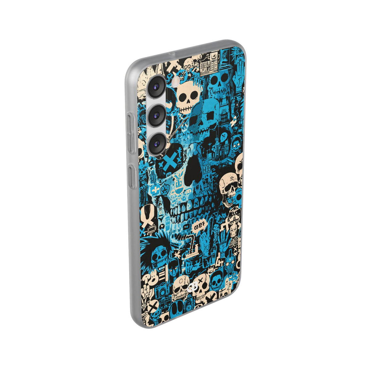 Electric Skull Graffiti · Lite Phone Case for Samsung · Blue