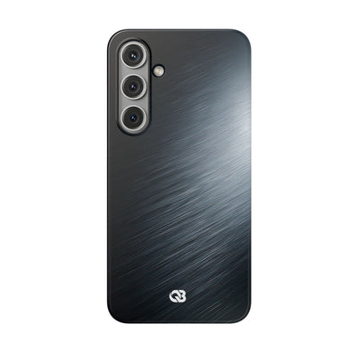 Brushed Obsidian Steel · Lite Phone Case for Samsung · Grey