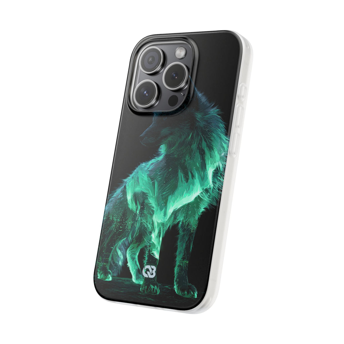 Nordic Aurora Fox · Lite Phone Case for iPhone ·  Teal
