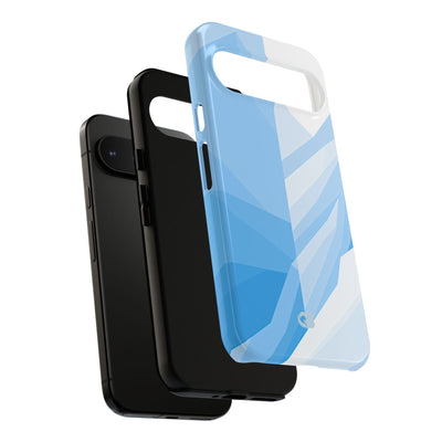 Blue Tough Phone Case for Google Pixel - Arctic Glacial Ridge