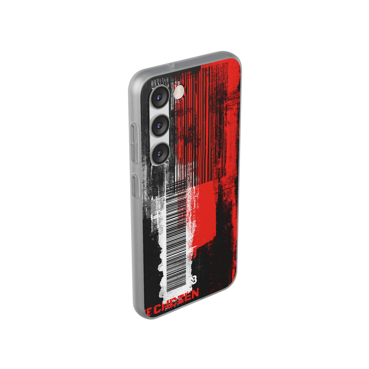 Distorted Barcode · Lite Phone Case for Samsung · Black