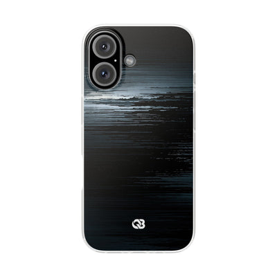Black Lite Phone Case for iPhone - Frozen Signal Glitch