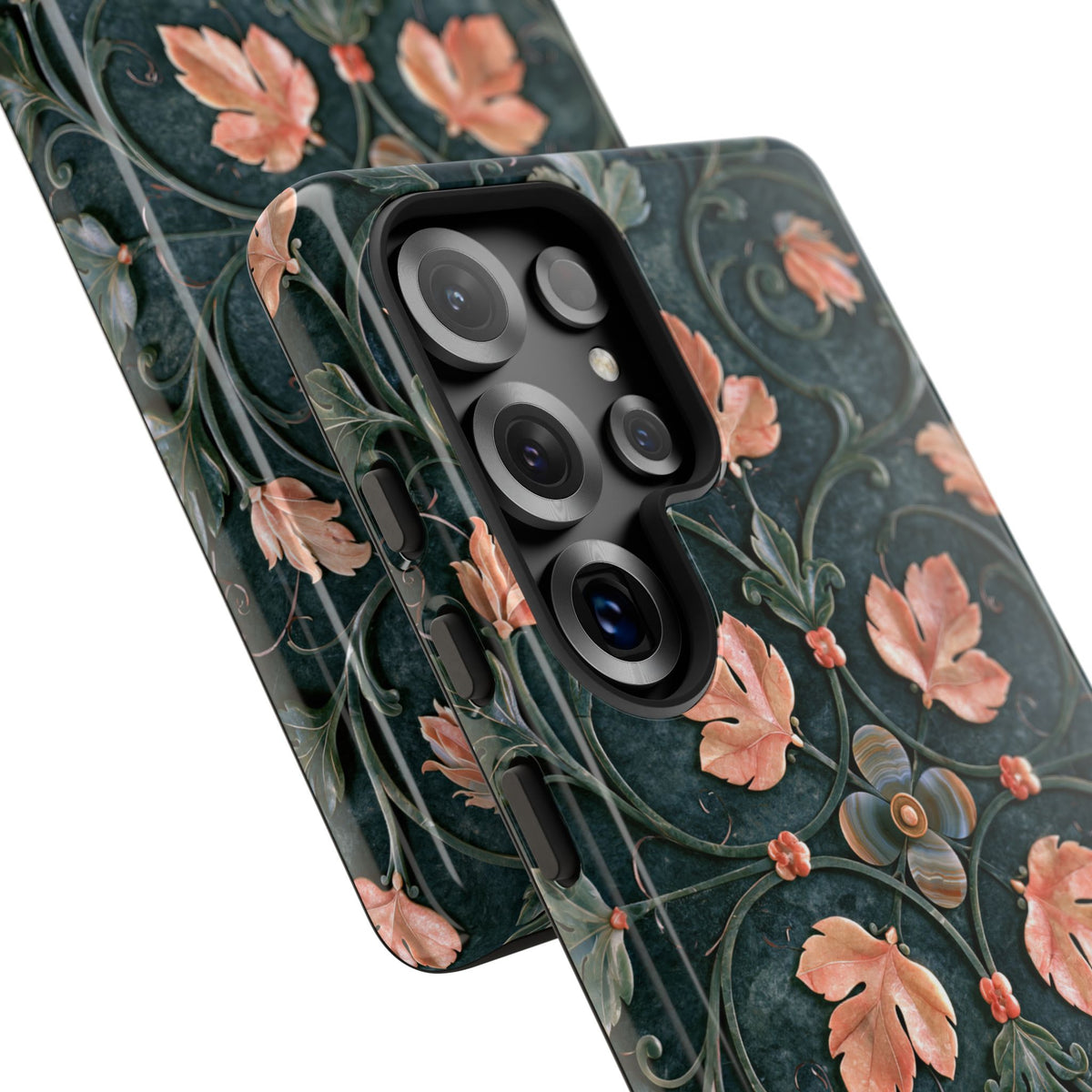 Florentine Rose Arabesque · Tough Phone Case for Samsung · Green