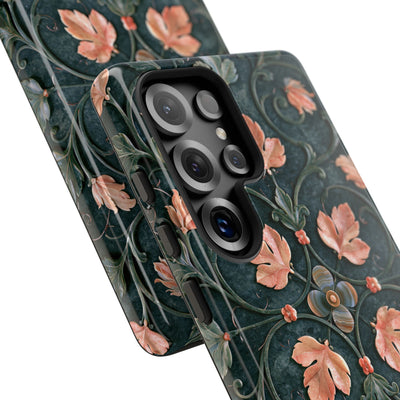 Florentine Rose Arabesque · Tough Phone Case for Samsung · Green