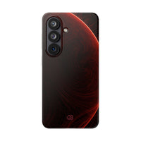 Red Lite Phone Case for Samsung - Crimson Flare Flux