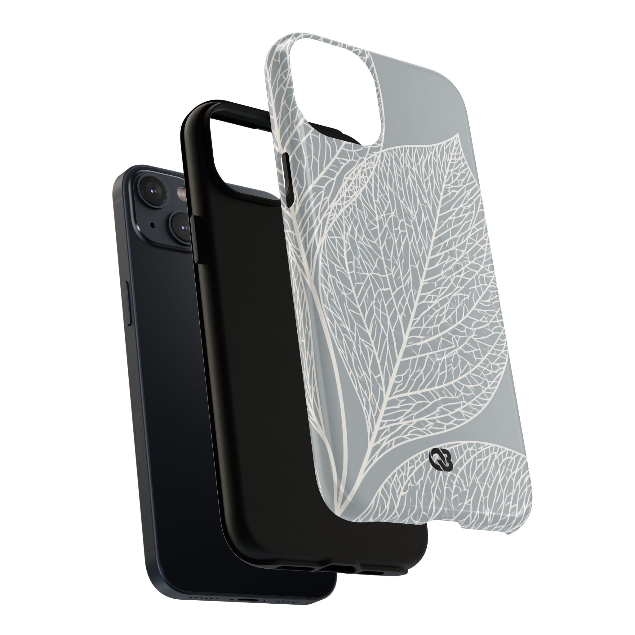 Grey Tough 2.0 Magsafe Phone Case for iPhone - Frosted Ash Veins
