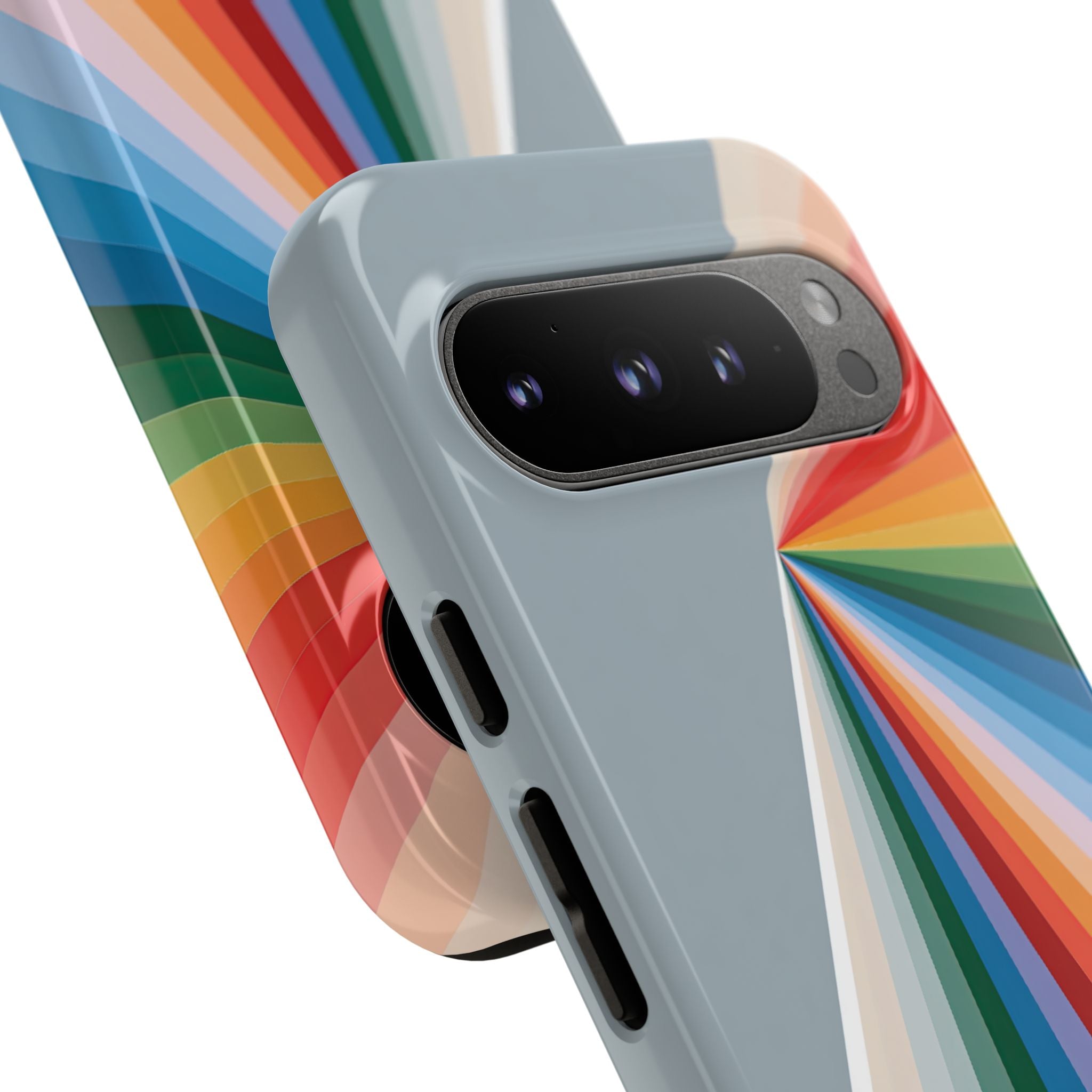 Grey Tough Phone Case for Google Pixel - Slate Prism Burst