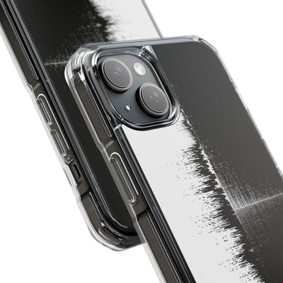 Black Impact MagSafe Phone Case for iPhone - Static Signal Split