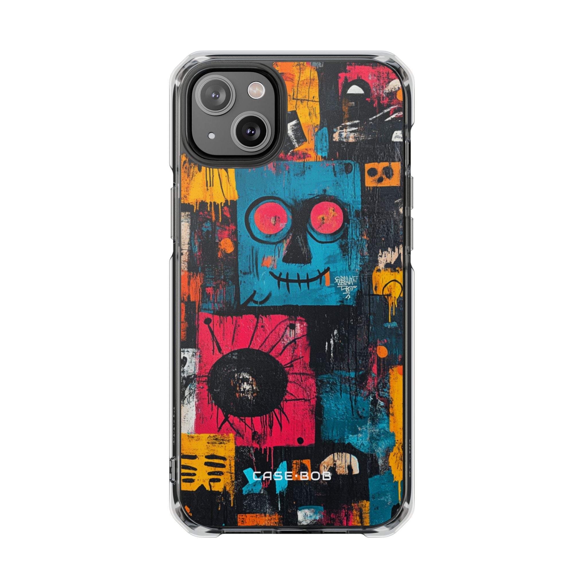 Blue Stitch Smile iPhone 14 Plus Case - Impact