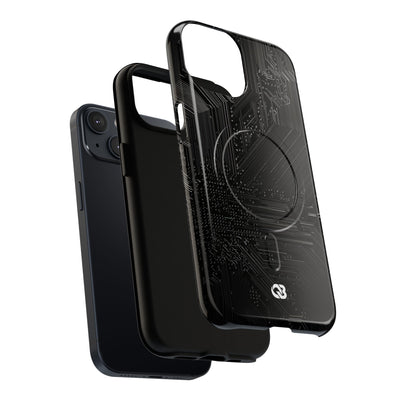 Obsidian Circuitry · Tough 2.0 Magnetic Phone Case for iPhone · Black