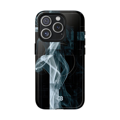 Black Tough 2.0 Magsafe Phone Case for iPhone - Arctic Vapor Grid