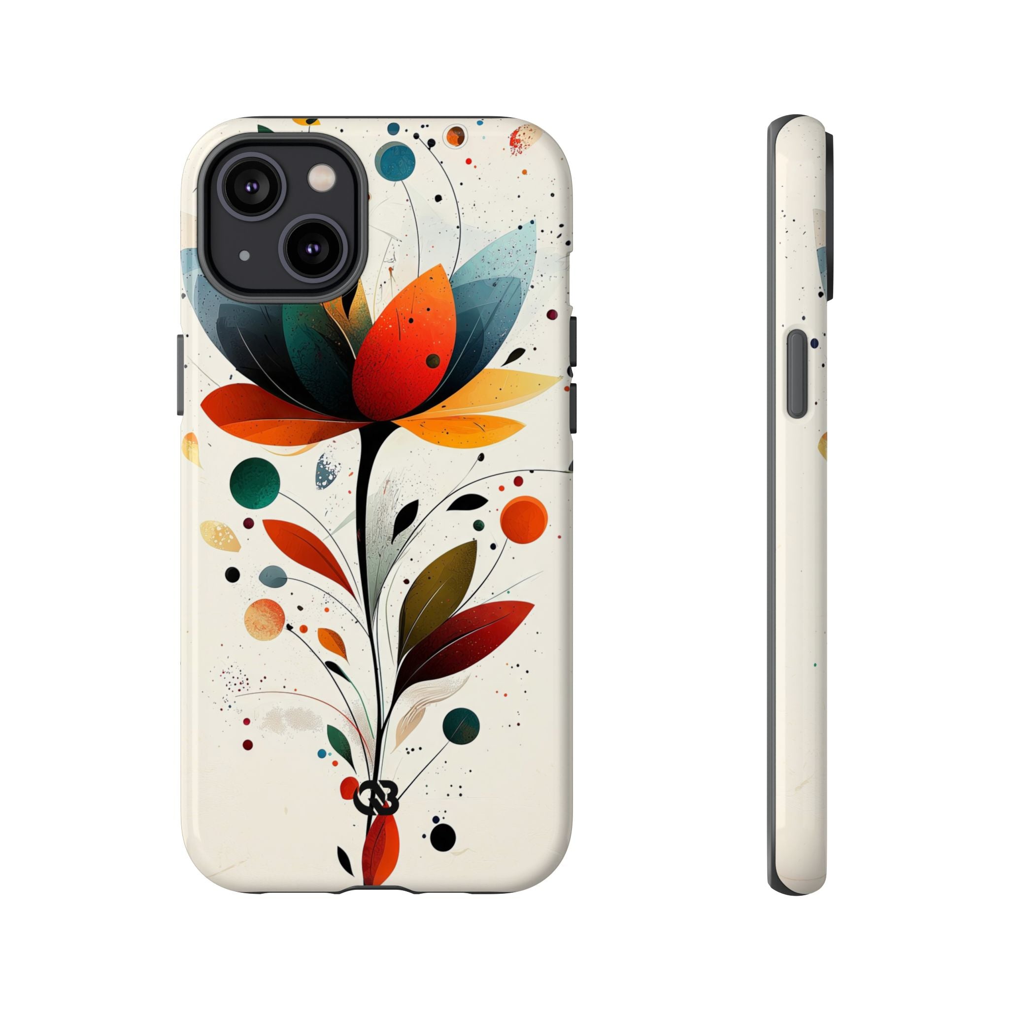 Burnt Petal Abstract · Tough Phone Case for iPhone