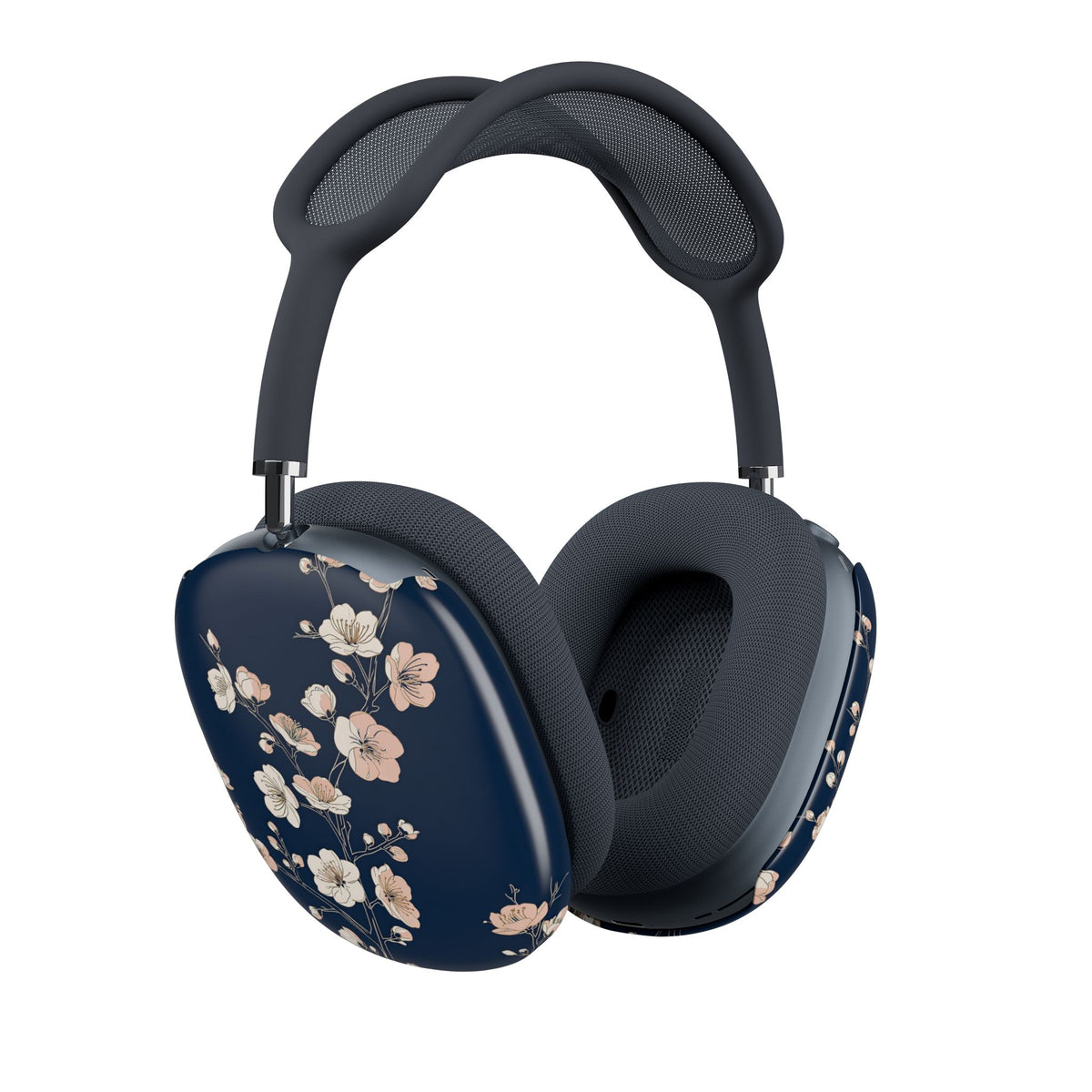 Midnight Plum Blossom · Hard Case for AirPods Max · Blue