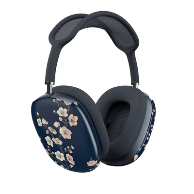 Midnight Plum Blossom · Hard Case for AirPods Max · Blue
