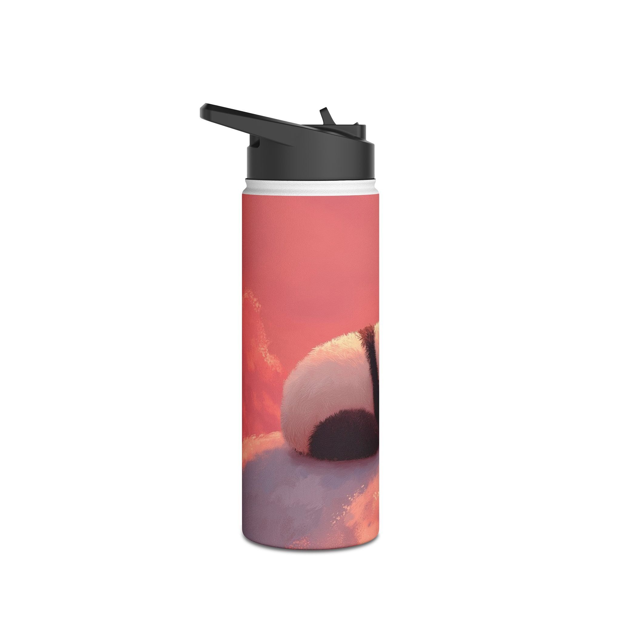 Panda Moonlight - Stainless Steel Water Bottle