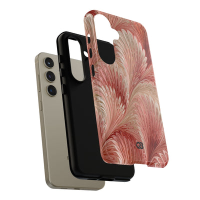 Blush Petal Plume · Tough Phone Case for Samsung · Pink