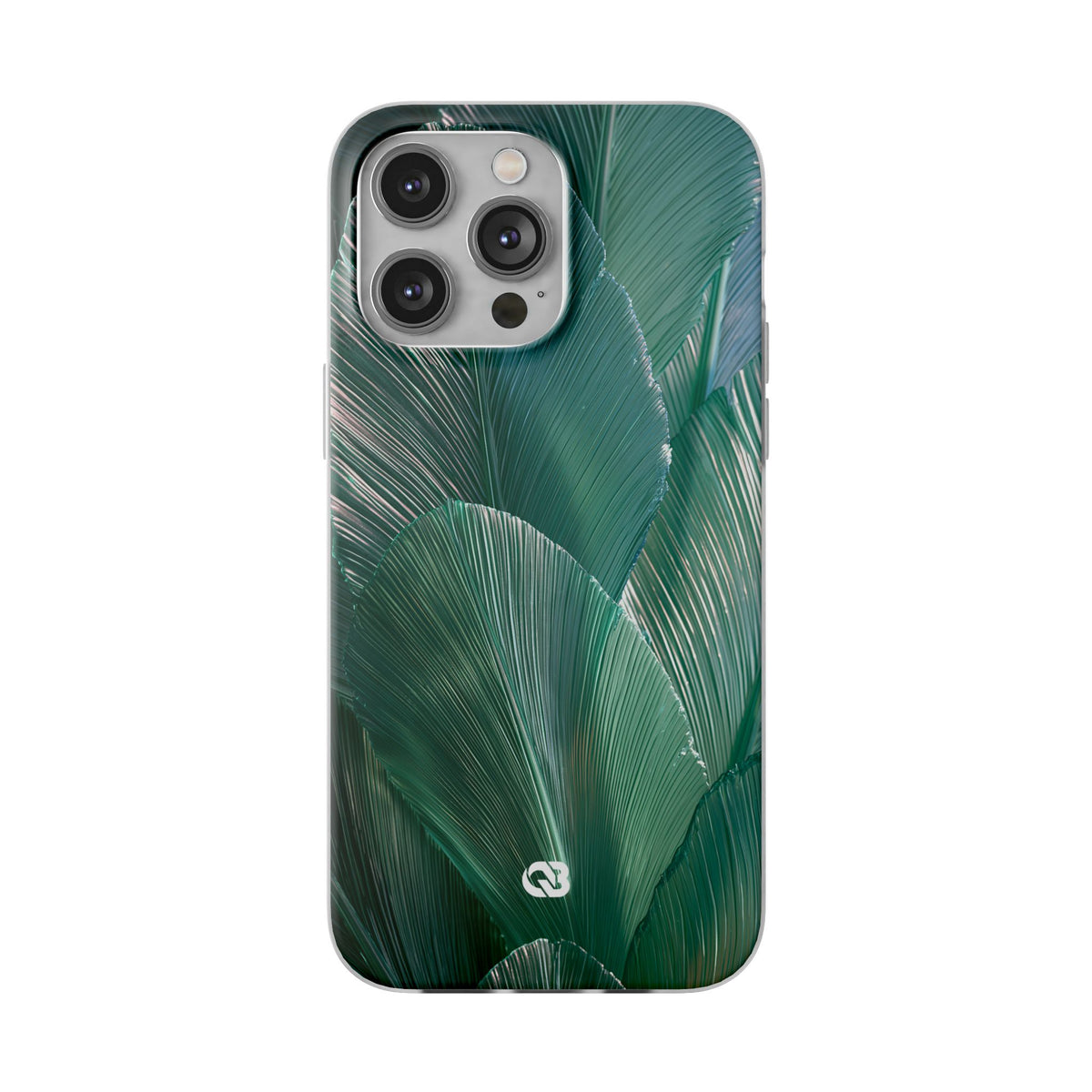 Translucent Fan Palm · Lite Phone Case for iPhone ·  Teal