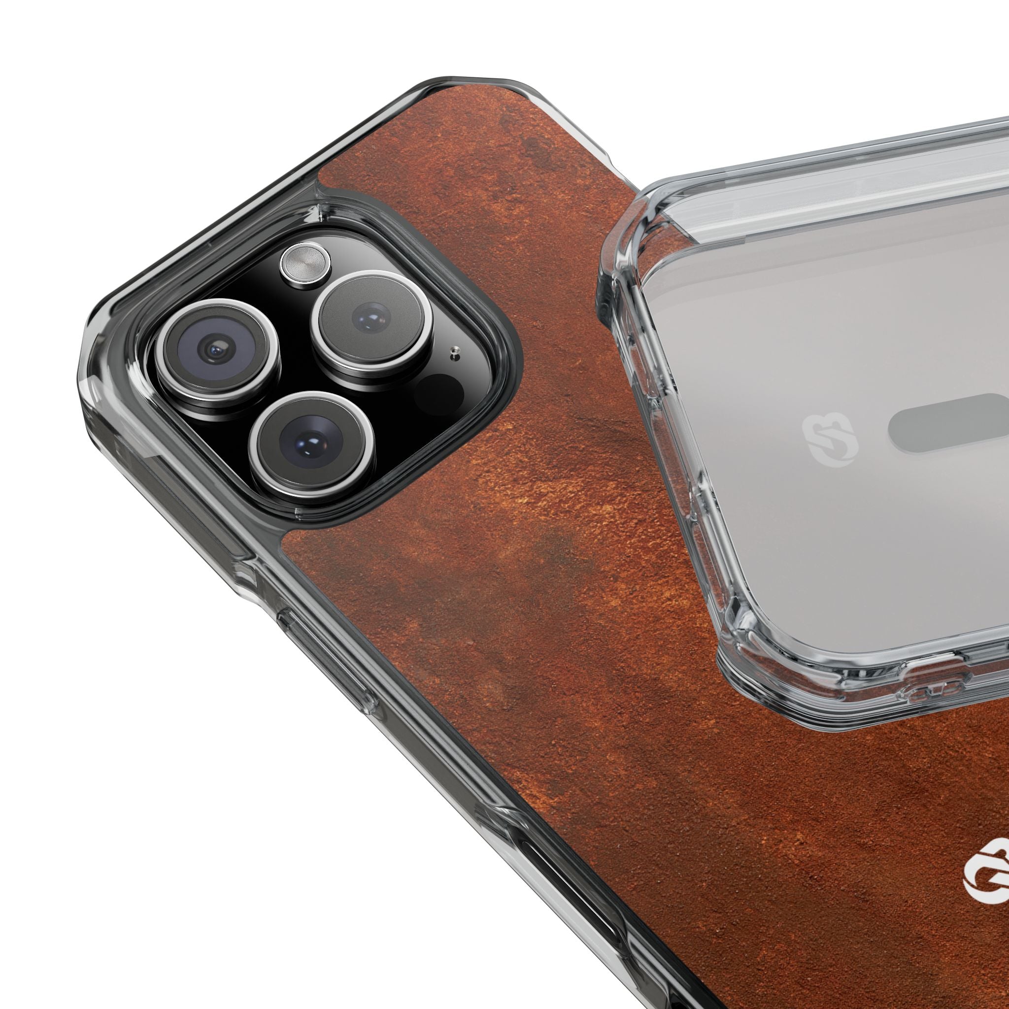 Orange Impact MagSafe Phone Case for iPhone - Oxidized Iron Crust