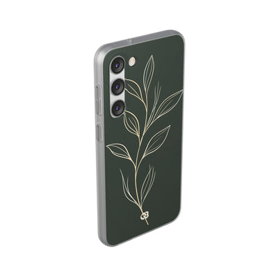 Minimal Botanical Stem · Lite Phone Case for Samsung · Green