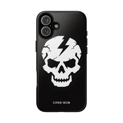 Lightning Skull iPhone 16 Plus Case - Tough
