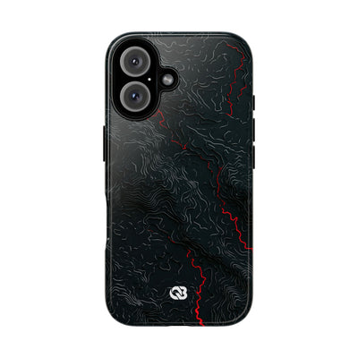 Crimson Rift · Tough Phone Case for iPhone · Black