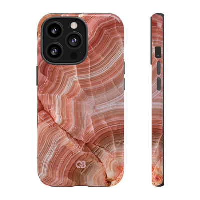 Blushing Rose Strata · Tough Phone Case for iPhone · Pink