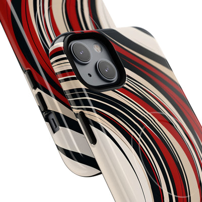 Crimson Flow Waves · Tough+ Magsafe