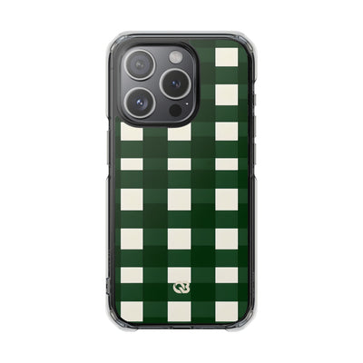 Hunter Green Rutig · Impact Mobilskal för iPhone · Magsafe