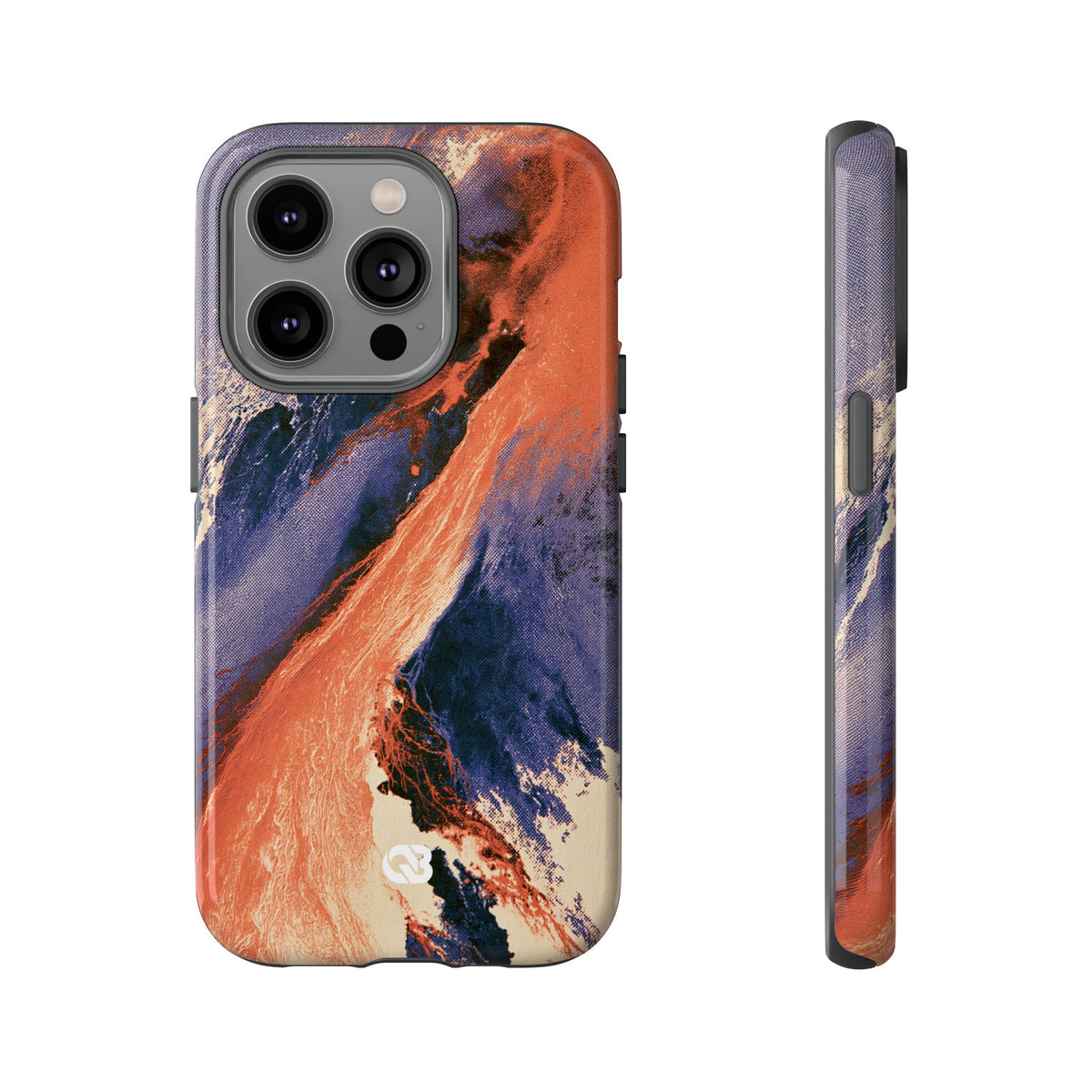 Solar Aura Drift · Tough Phone Case for iPhone · Orange