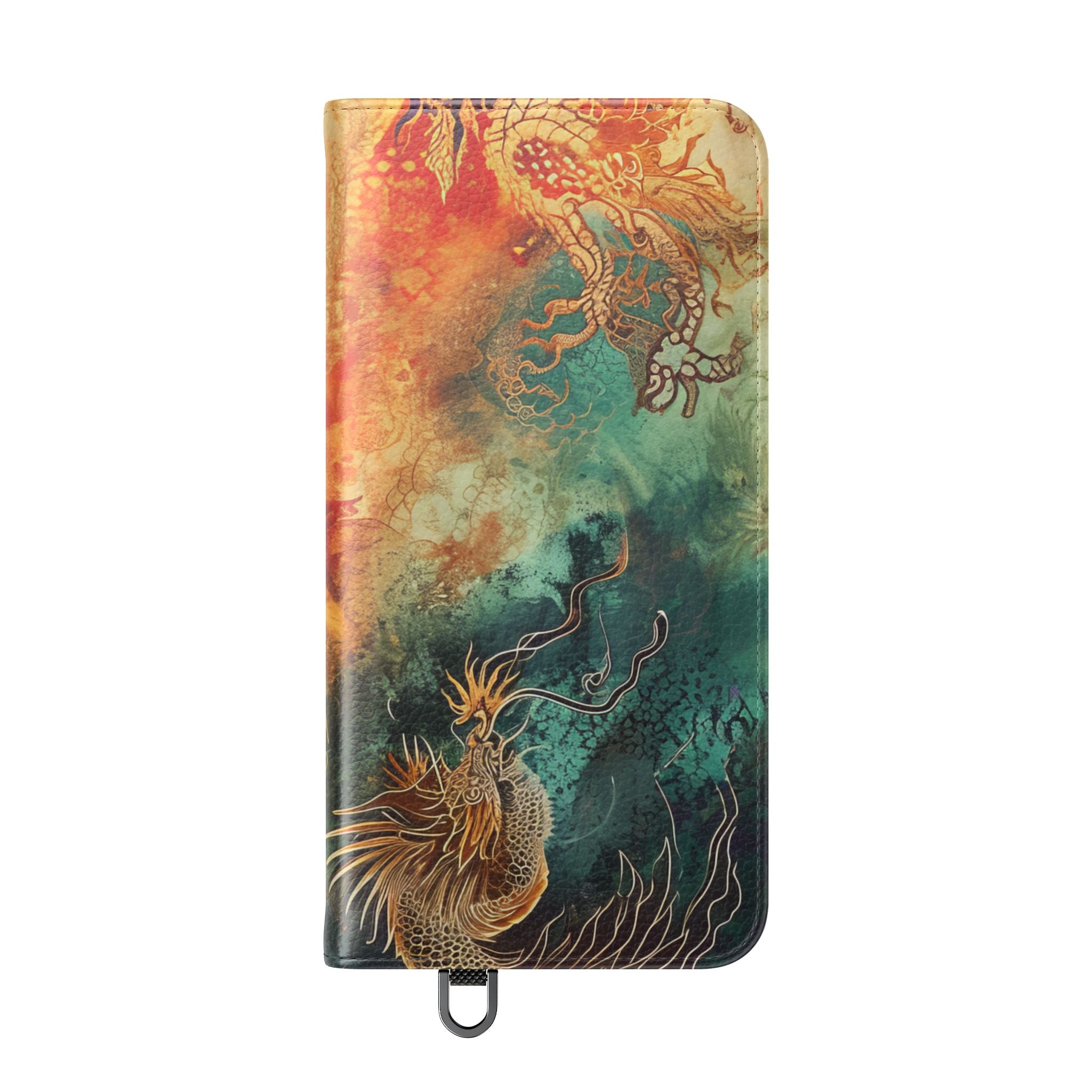 Golden Dragons Blaze - Samsung S25+ Case - Wallet