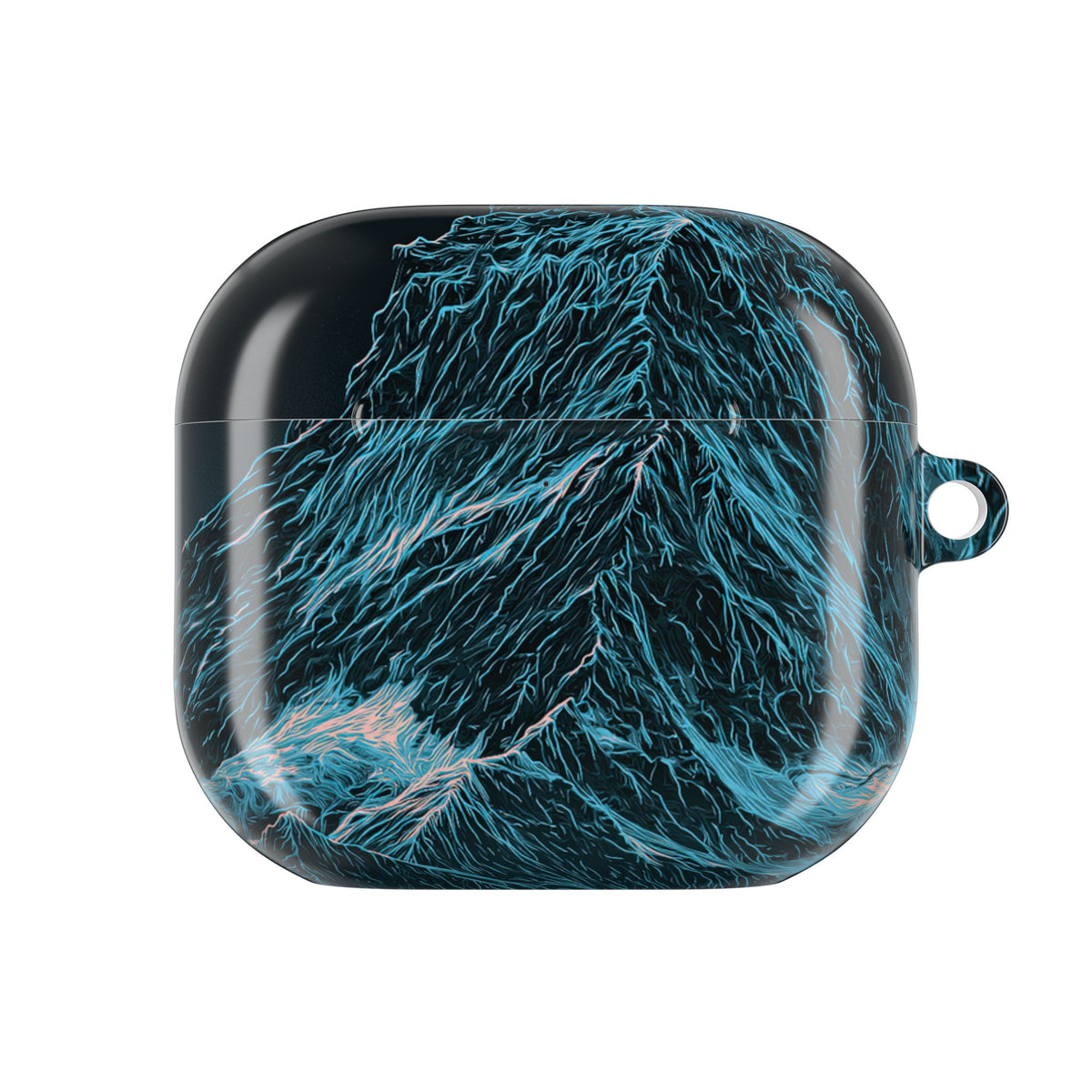 Glacial Alpine Peak · Hard Case for AirPods & AirPods Pro · Blue