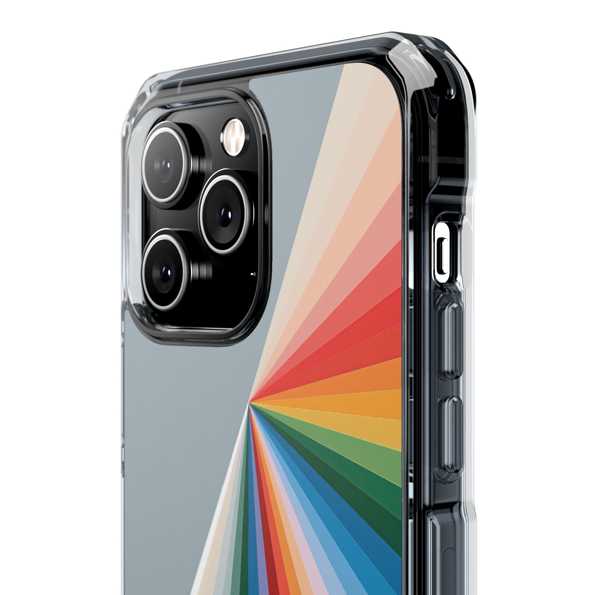Grey Impact MagSafe Phone Case for iPhone - Slate Prism Burst