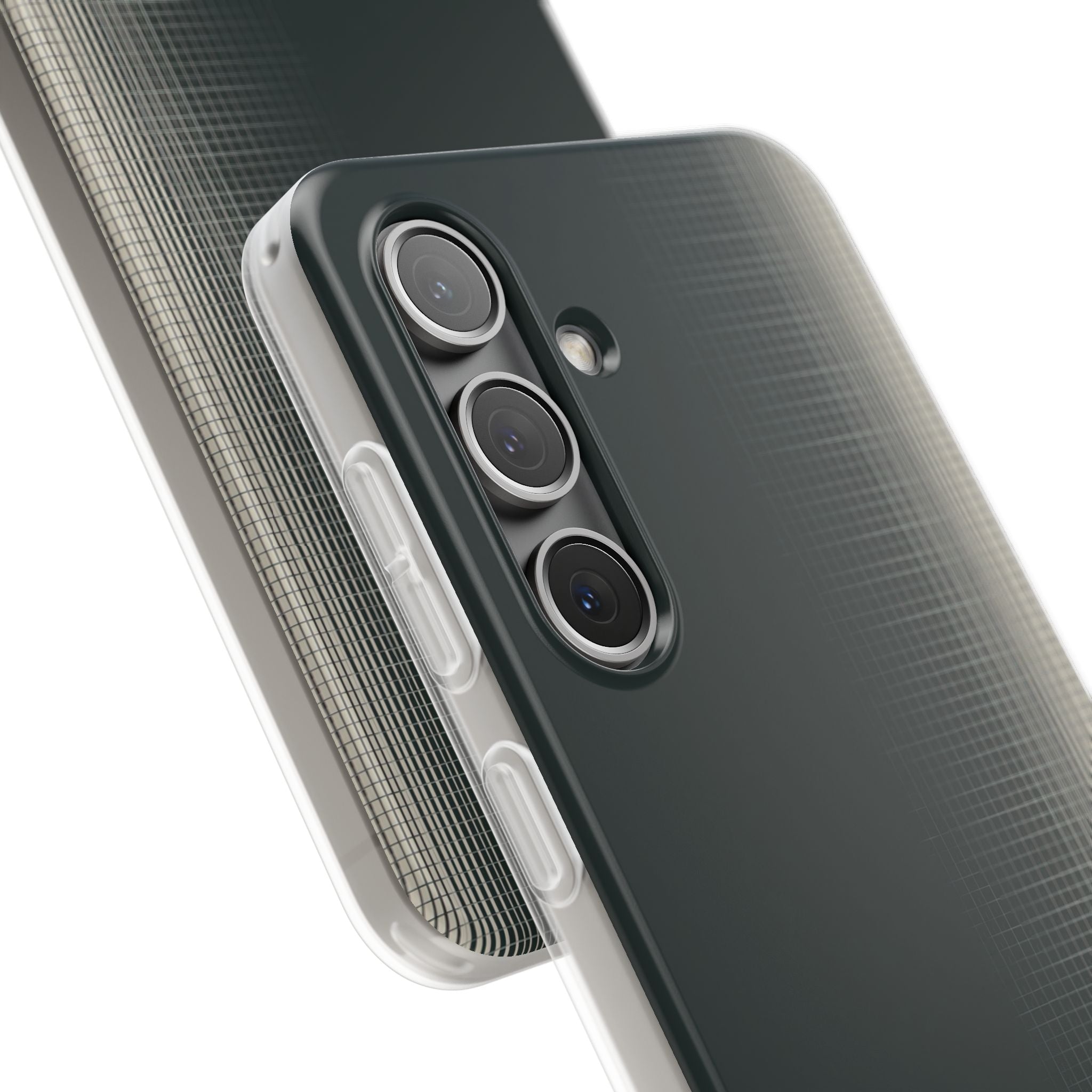 Grey Lite Phone Case for Samsung - Charcoal Tech Grid