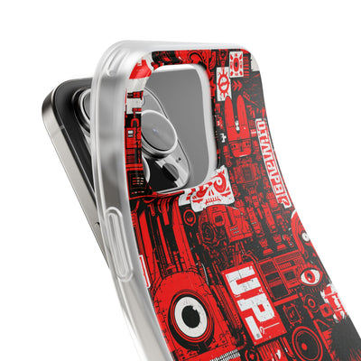 Neo Mecha Collage · Lite Phone Case for iPhone ·  Red